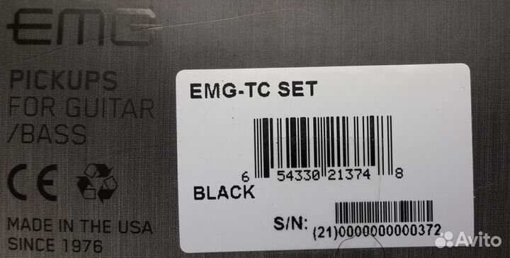 EMG-TC Telecaster set + 3 pos tele switch. USA