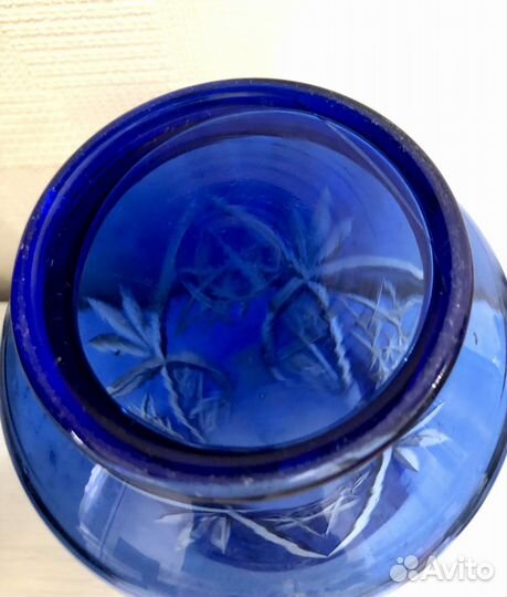 Ваза Цветной Хрусталь СССР