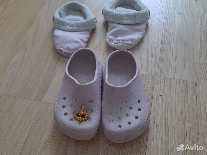 Crocs с теплой вставкой