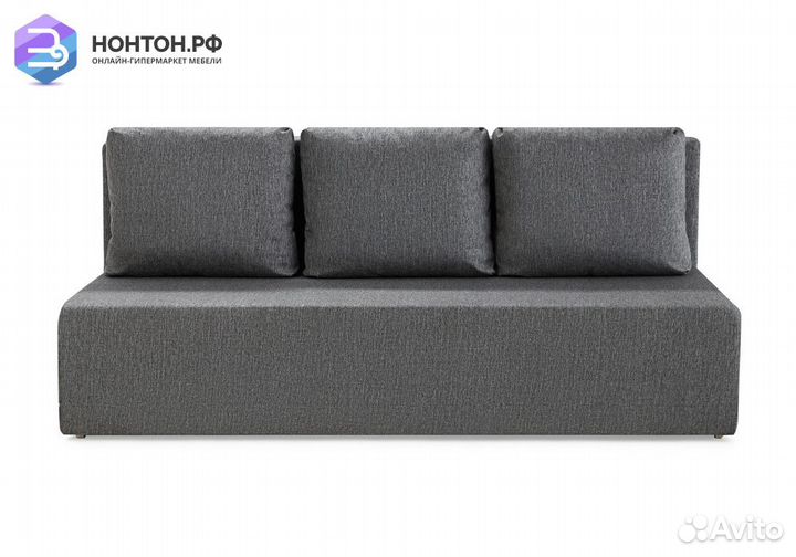 Диван еврокнижка Крит темно-серый