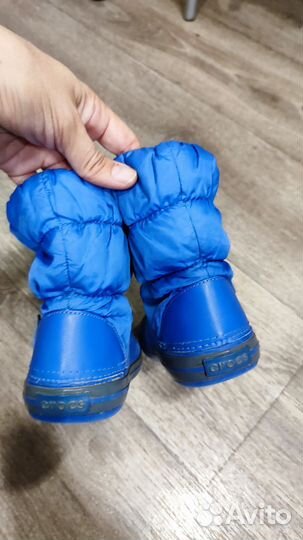 Сапоги crocs c 6 новые,с 9- б/у