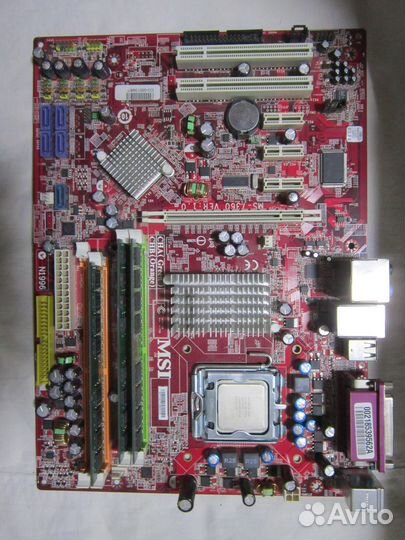 Материнская плата, процессор