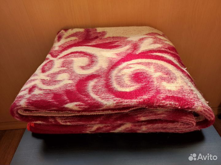 Одеяло 2 спальное шерстяное СССР