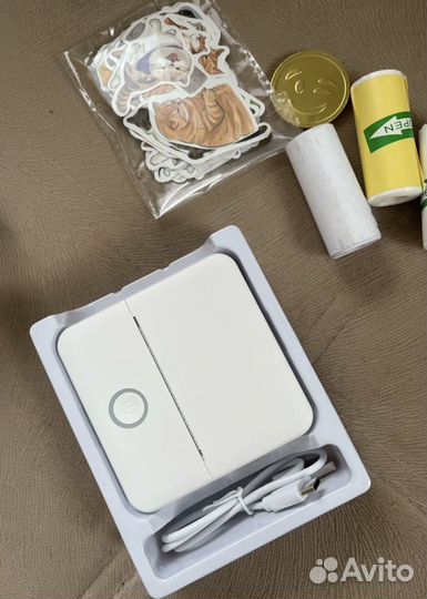 Портативный мини принтер новый