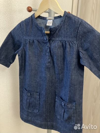 Джинсовое платье для девочки