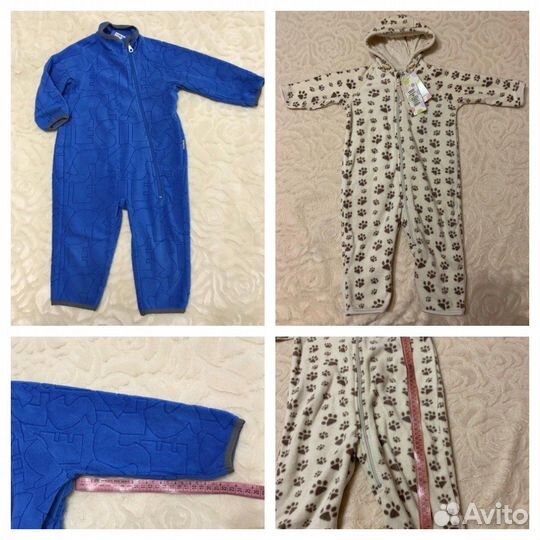 Флисовый комбинезон р.80