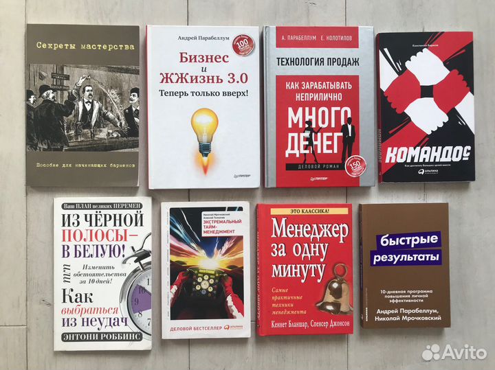 Книги Парабеллум, Борисов, Энтони Роббинс