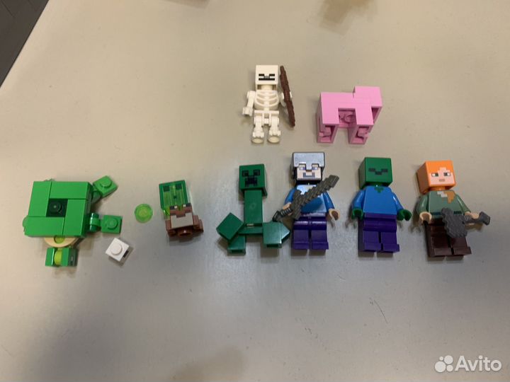 Lego minecraft минифигурки наборы