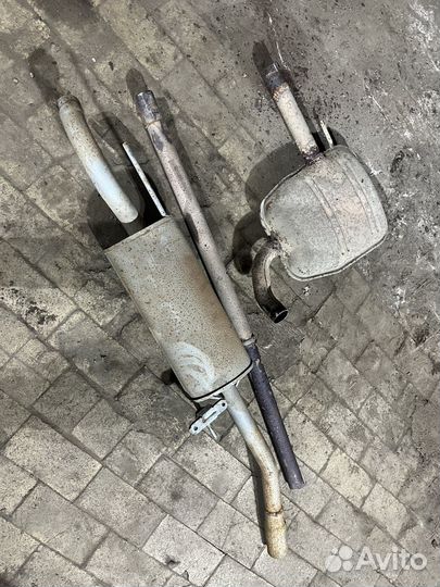 Глушитель в сборе Passat B3/B4