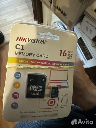 Карта памяти MicroSD 16Gb оригинал