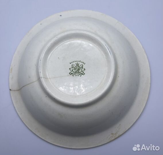 Тарелка старинная винтажная антикварная