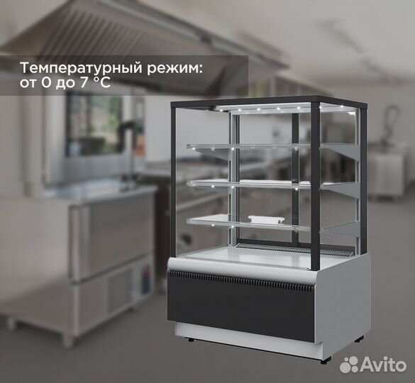 Витрина кондитерская Carboma новая