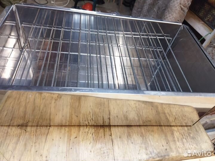 Коптильня двухъярусная из нержавеющей стали