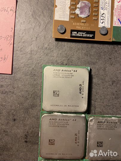 Процессоры intel core 2duo athlon64 3200