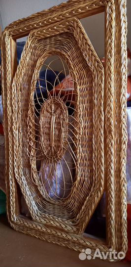 Продам столешницу из натурального ротанга