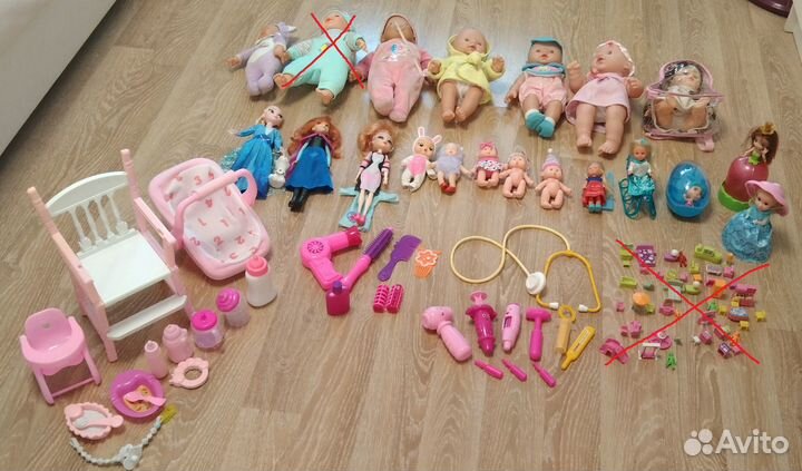 Игрушки (куклы, машинки, музыкальные, сумочки)