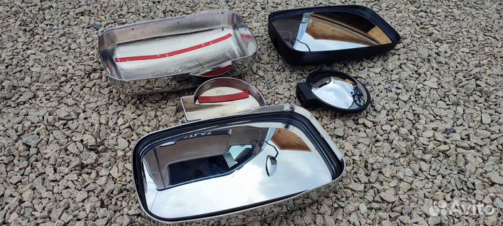 Хром накладки зеркал Atlas Canter Titan и тд