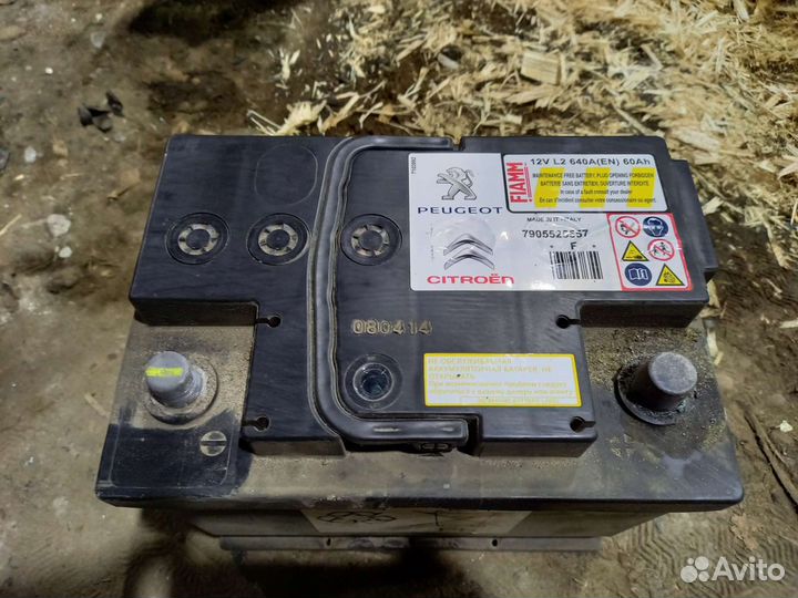 Аккумулятор 60Ah peugeot citroen