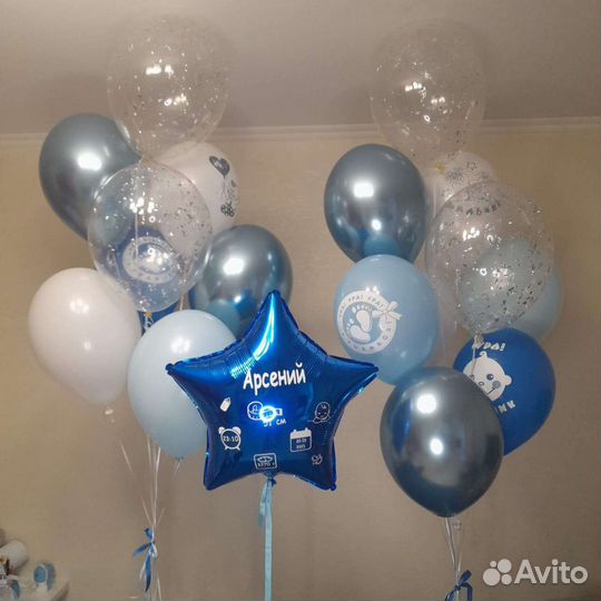 Воздушные шары с гелием. Оформление