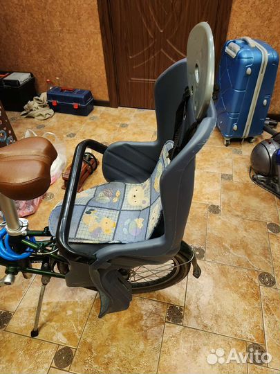 Кресло для ребенка на багажник велосипеда