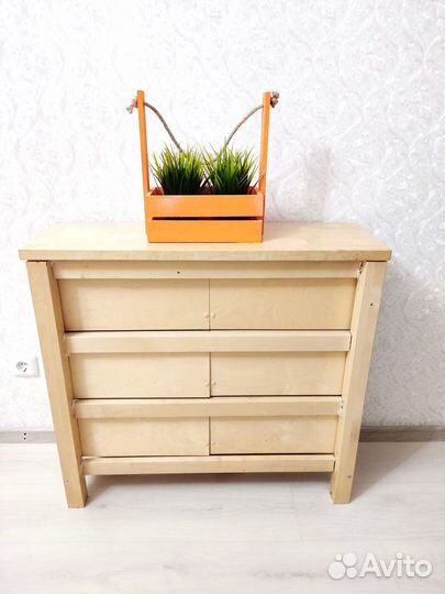 Комод IKEA Икеа norden полностью массив березы