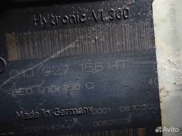 Блок управления АКПП Audi A4 2007 01J927156HT