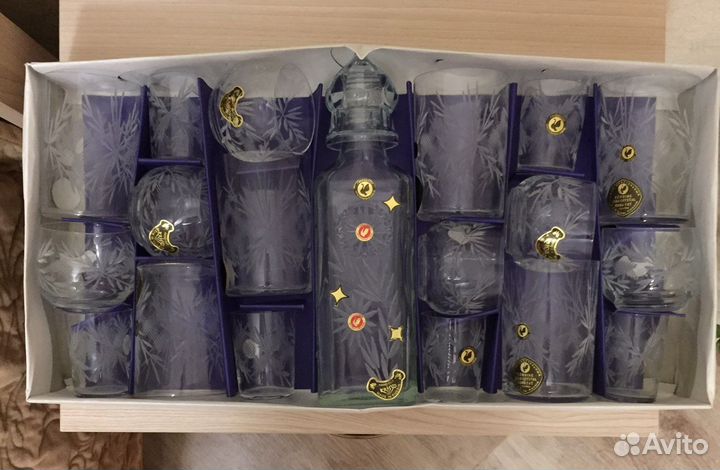 Подарочный набор хрусталь стекло