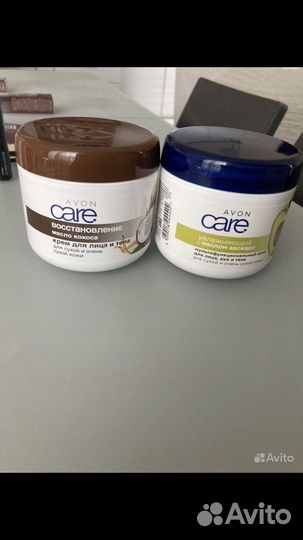 Avon парфюмерная вода, крем кокос,авокадо