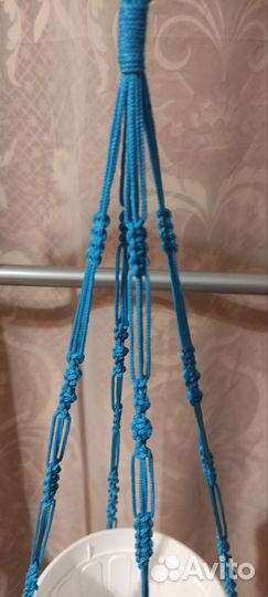 Подвес для кашпо макраме