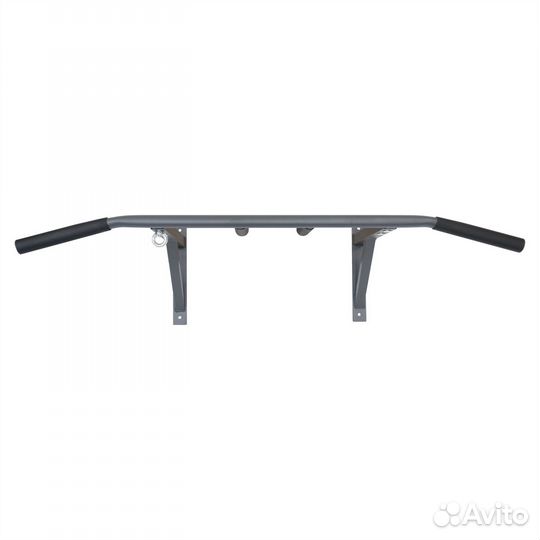 Турник настенный с тремя хватами графит