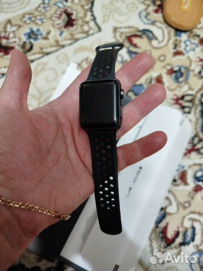 Часы apple watch 3 38 mm nike