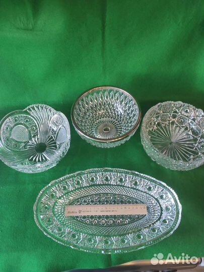 Хрусталь СССР на любой вкус. Крупный, мелкий, сред