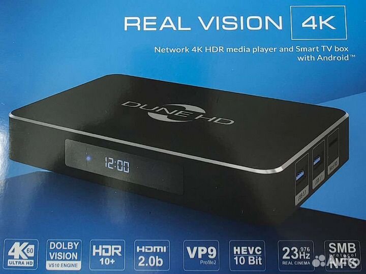 Dune HD Real Vision 4k + настройка 