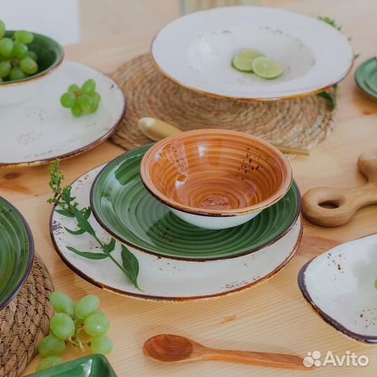 Миска фарфоровая «Винтаж», 300 мл, d15 см, цвет ко