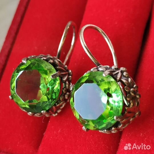 Серьги СССР винтаж современные 925 875 пробы