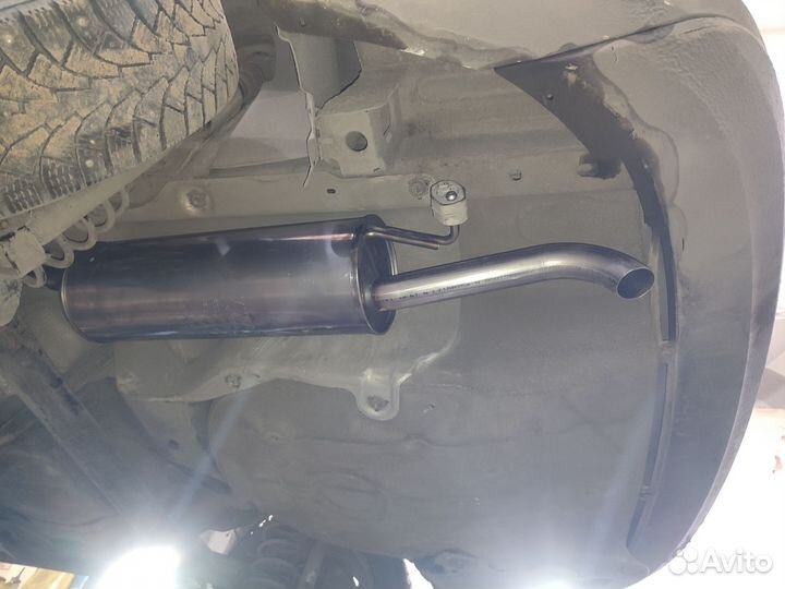 Глушитель и резонатор поло/рапид