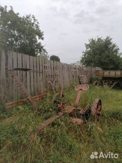 Конная косилка и конные грабли