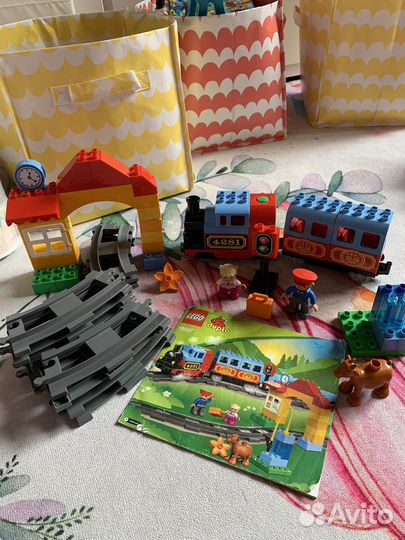 Lego duplo железная дорога разные наборы