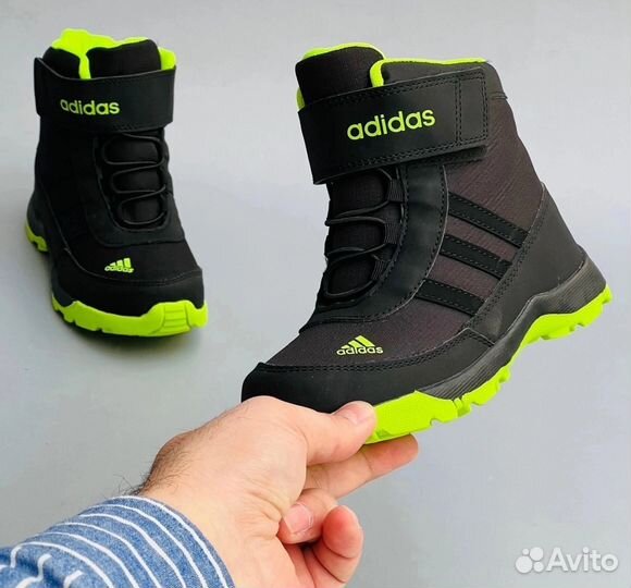 Зимние ботинки adidas детские на мальчика