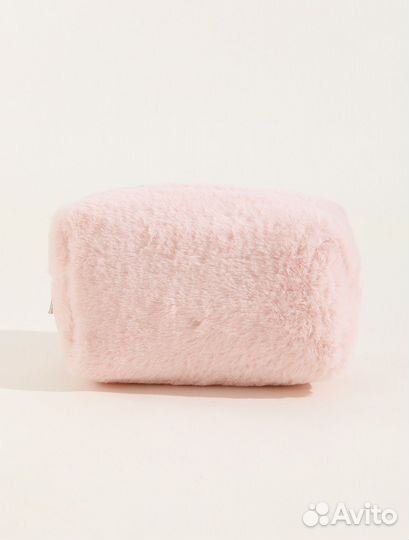 Косметичка пенал мягкая дорожная плюшевая