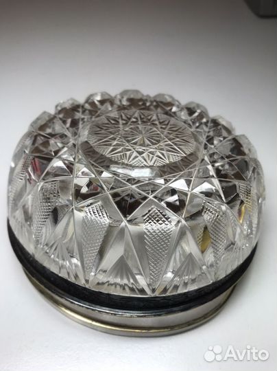 Хрустальная Конфетница серебро 875