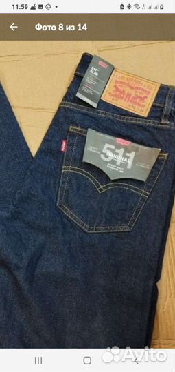 Джинсы Levis 501, 511