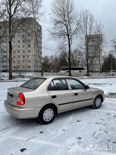 Hyundai Accent 1.5 МТ, 2005, 282 500 км