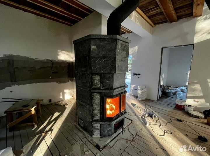 Камин теплонакопительный