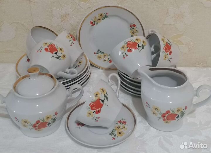 Чайный сервиз СССР рига