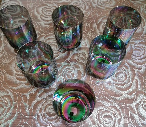 Фужеры, рюмки, стопки из хрусталя, стаканы