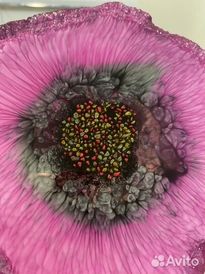 Тарелка, подстаканник из эпоксидной смолы