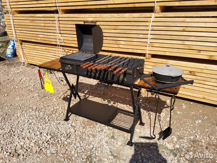 Гриль мангал барбекю 4 мм сталь. Размер любой