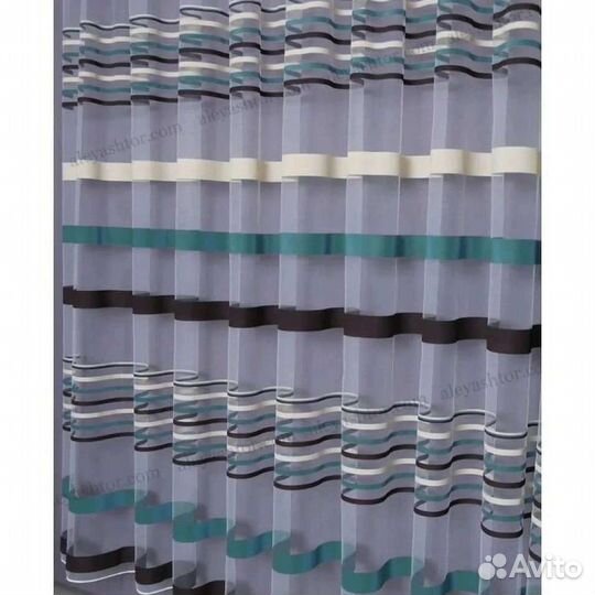 Тюль полосатый