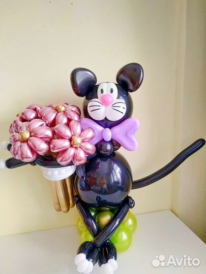 Креативные фигуры из воздушных шаров фотозоны